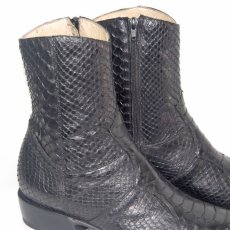 画像5: ［26.5］ パイソン本革 メンズショートブーツ 商品番号 JV00157X-265 (5)