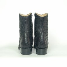 画像4: ［26.5］ パイソン本革 メンズショートブーツ 商品番号 JV00157X-265 (4)