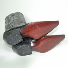 画像7: 【24.5】 本革パイソン ウエスタンブーツ  商品番号 JV00165-245 (7)