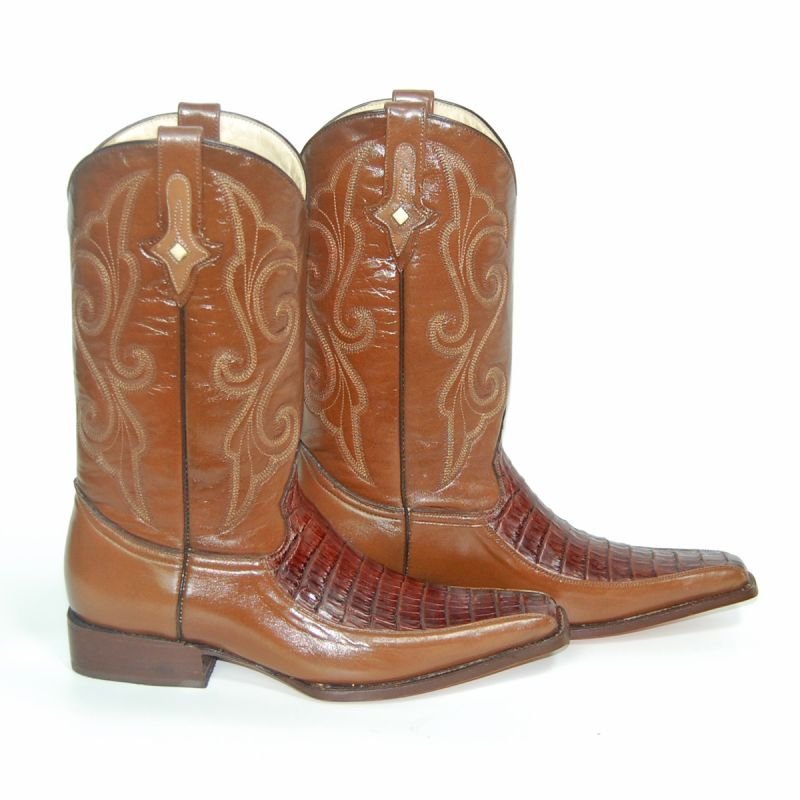 【ほぼ未使用品】JEVER カイマンクロコダイル ウエスタンブーツ 26½cm ほぼ未使用品】JEVER カイマンクロコダイル ウエスタンブーツ 26½cm