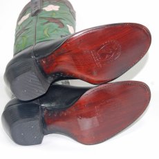 画像7: 【23.5】 本牛革バードインレイウエスタンブーツ 商品番号 JV00202-235 (7)