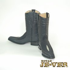 画像1: ［26.0］ 本革スティングレイウエスタンブーツ 商品番号 JV00245-260 (1)