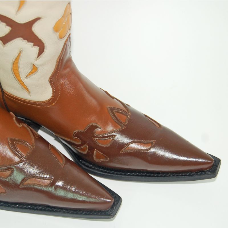 画像6: 【22.0】 バードインレイ 本牛革ウエスタンブーツ 商品番号 JV00002-220 (6)