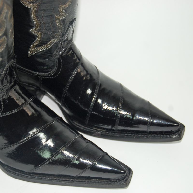 画像6: 【22.0】 イール(うなぎ)革ウエスタンブーツ 商品番号 JV00166-220　 (6)