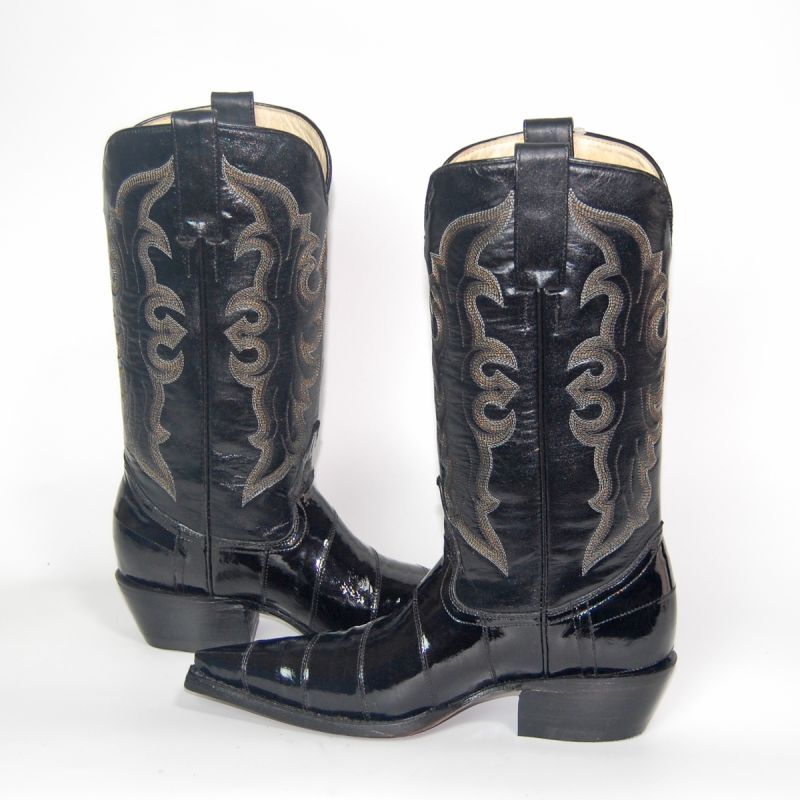 画像3: 【22.0】 イール(うなぎ)革ウエスタンブーツ 商品番号 JV00166-220　 (3)